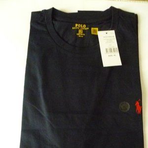 NWT POLO RALPH LAUREN  SMALL PONY CUSTOM FIT TEE TSHIRT - NAVY - XL